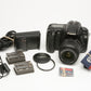 Canon EOS 20D DSLR w/18-55mm f/3.5-5.6 Lens, 2X Batts, 8GB CF Card