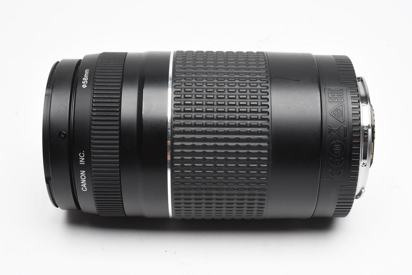 Canon EF 75-300mm f4-5.6 III Telephoto zoom lens, caps, Great!