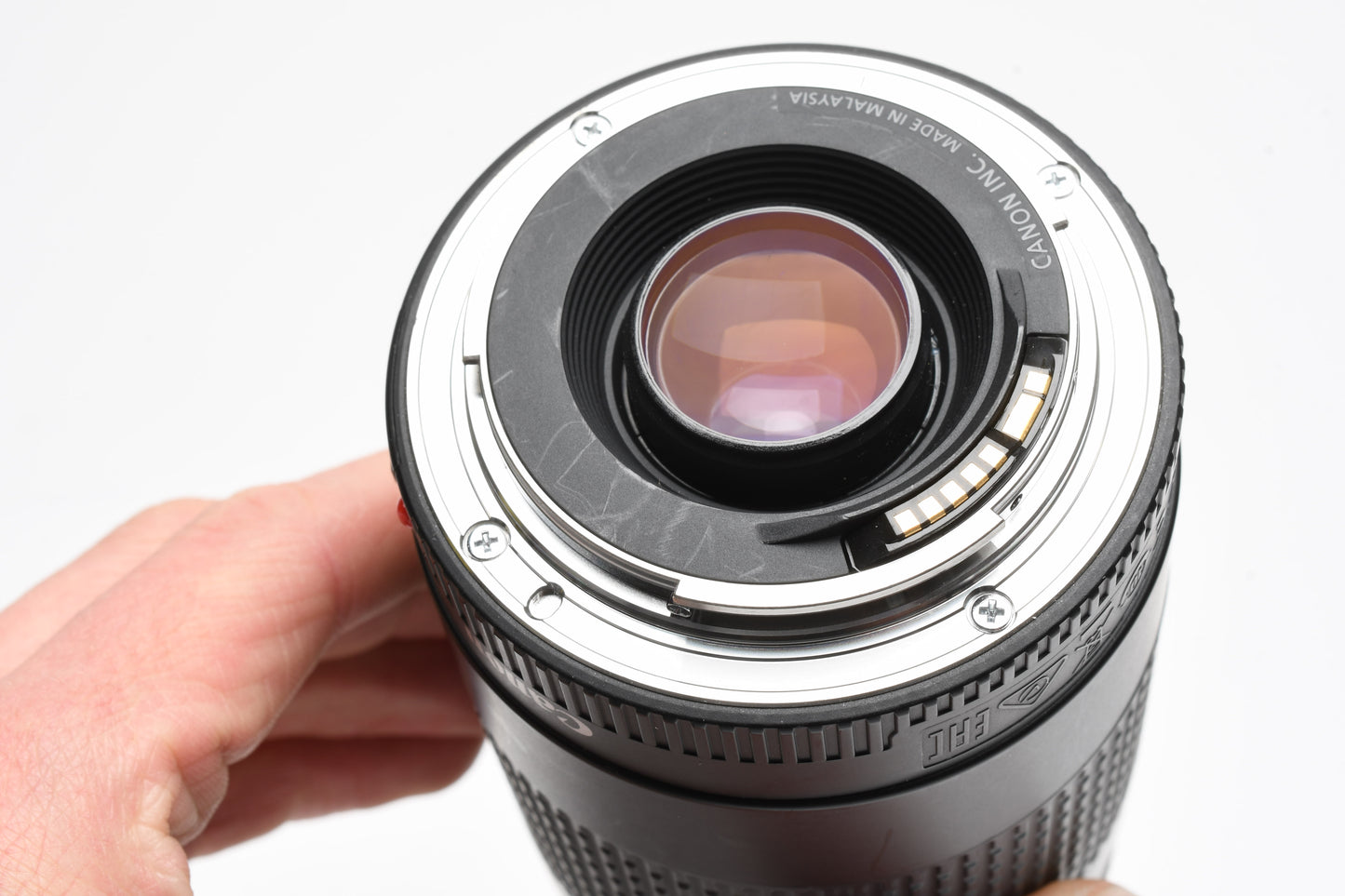 Canon EF 75-300mm f4-5.6 III Telephoto zoom lens, caps, Great!