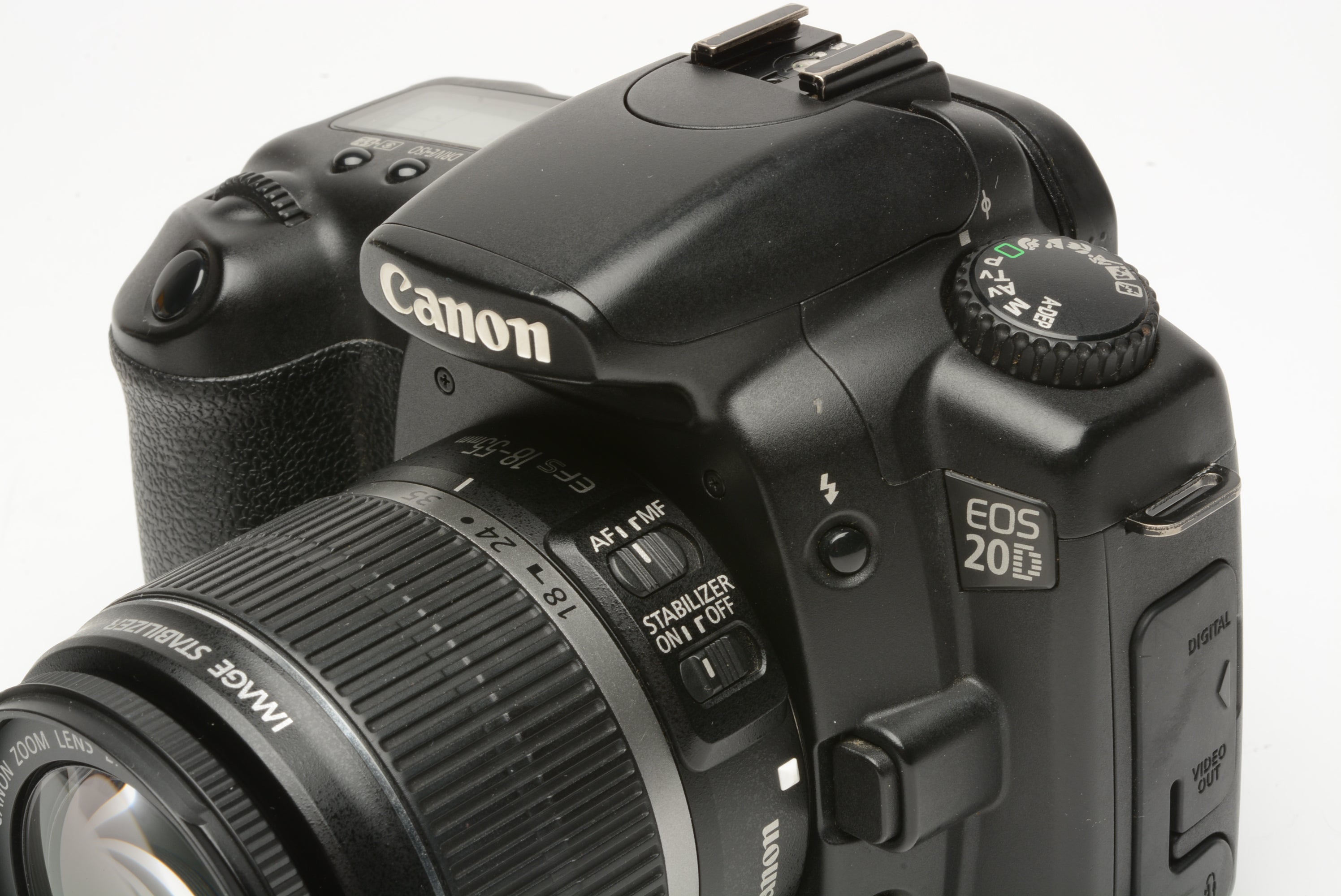 SALE大得価Canon EOS 20D 18-55mm IS レンズセット cm58 デジタルカメラ