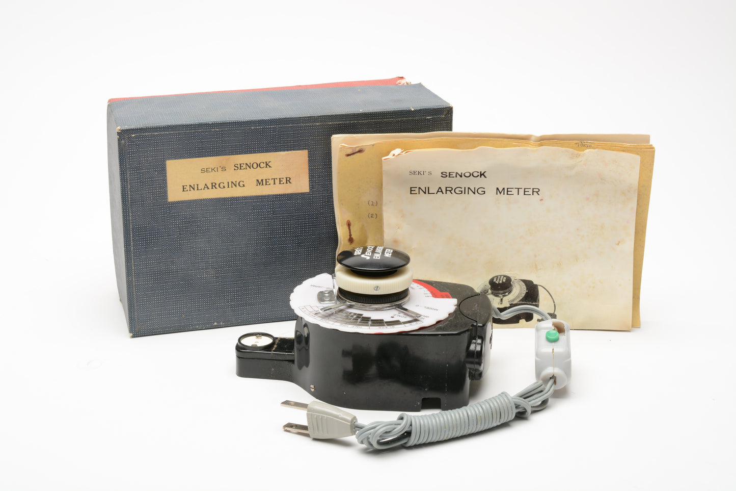 Seiki Senock Enlarging meter for Darkroom use, Photographic history, Vintage