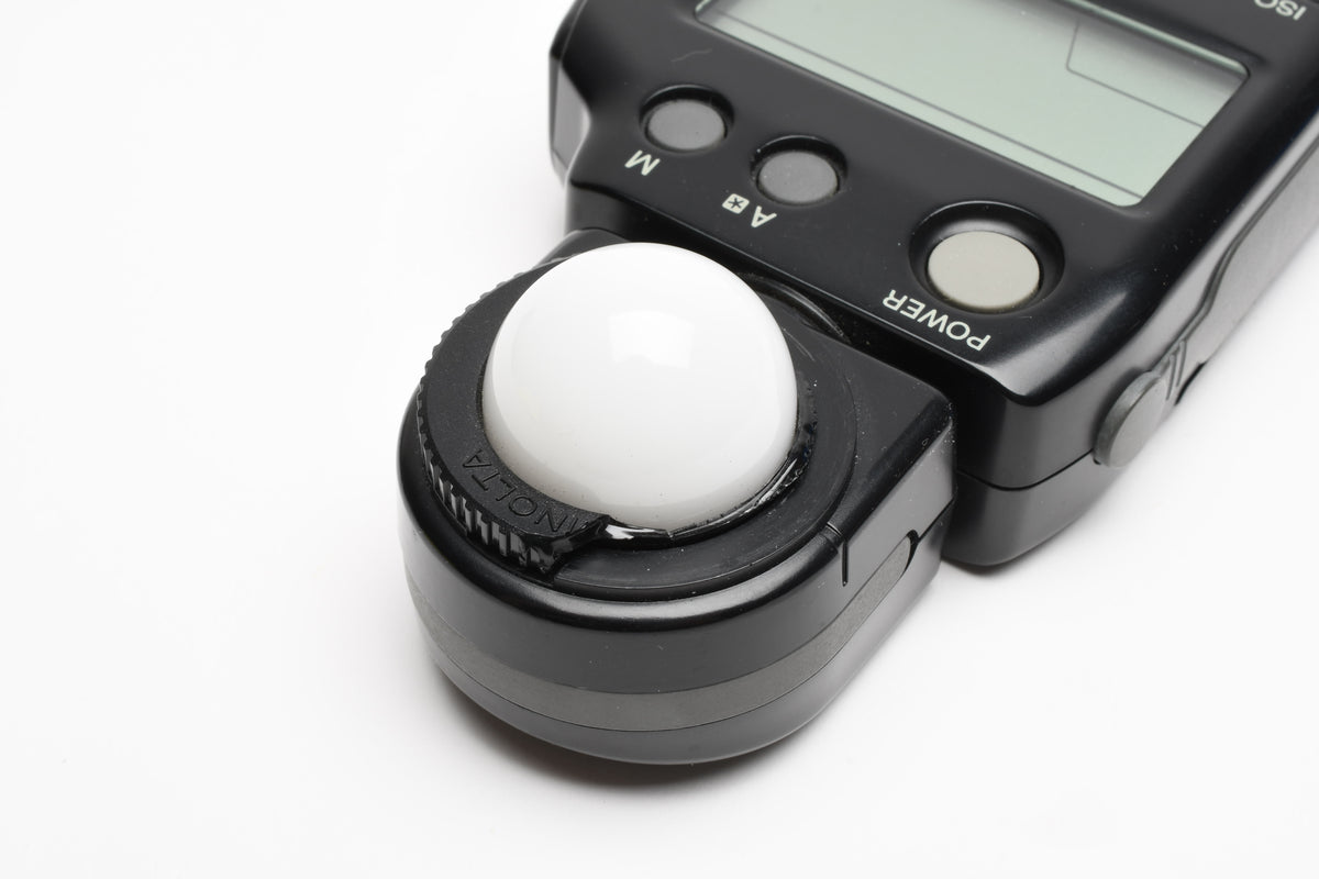 Minolta Autometer IVF Incident and flash meter in case, Tested, accurate, clean