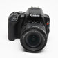 Canon SL-3 w/18-55mm f3.5-5.6 STM zoom, ≤2000 Acts! Great!