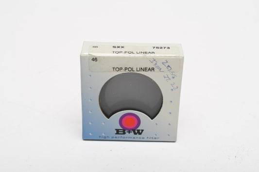 B+W 46mm TOP-Pol Linear Polarizing filter 75273, NIB