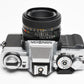 Minolta XG-M 35mm SLR w/50mm f2 lens, strap, new seals, cap, UV, Nice