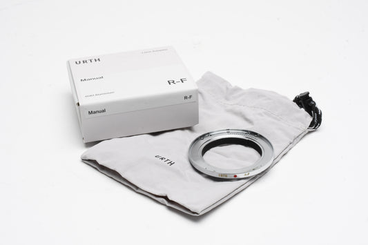 Urth Leica R lenses to Nikon F mount, R-F, Mint, Boxed