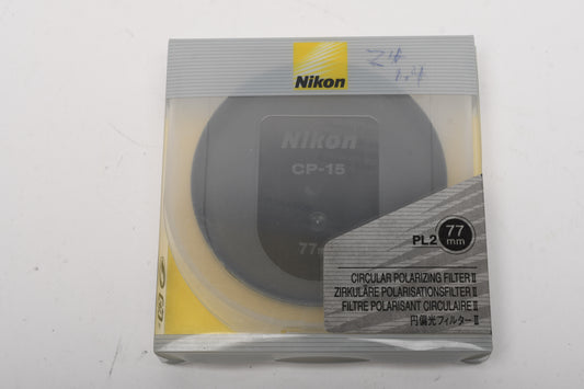 Nikon 77mm PL2 Circular Polarizing Filter 2260, NIB