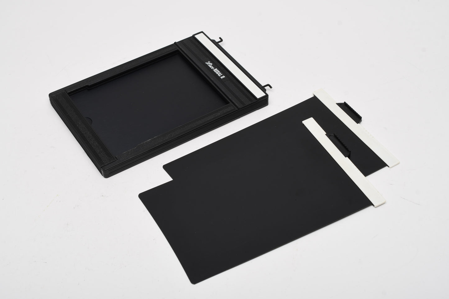 1x Lisco Regal II 4x5 sheet film holder, very clean w/ 2x dark slides