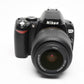 Nikon D40X body w/Nikkor 18-55mm f3.5-5.6 G VR, batt, charger, 15,533 acts