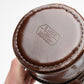 E. Leitz 5" x 3" brown leather lens case, clean
