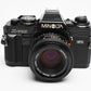 Minolta X700 35mm SLR w/50mm f1.7 lens, strap, cap, Sky, new seals, Nice!