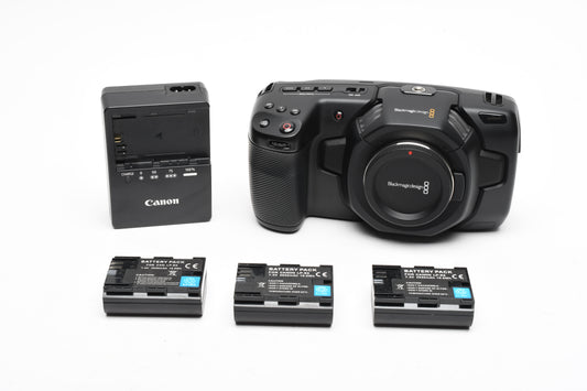Blackmagic Design Cinema 4K Body (E-Mount), 3Batts, Charger, Great!