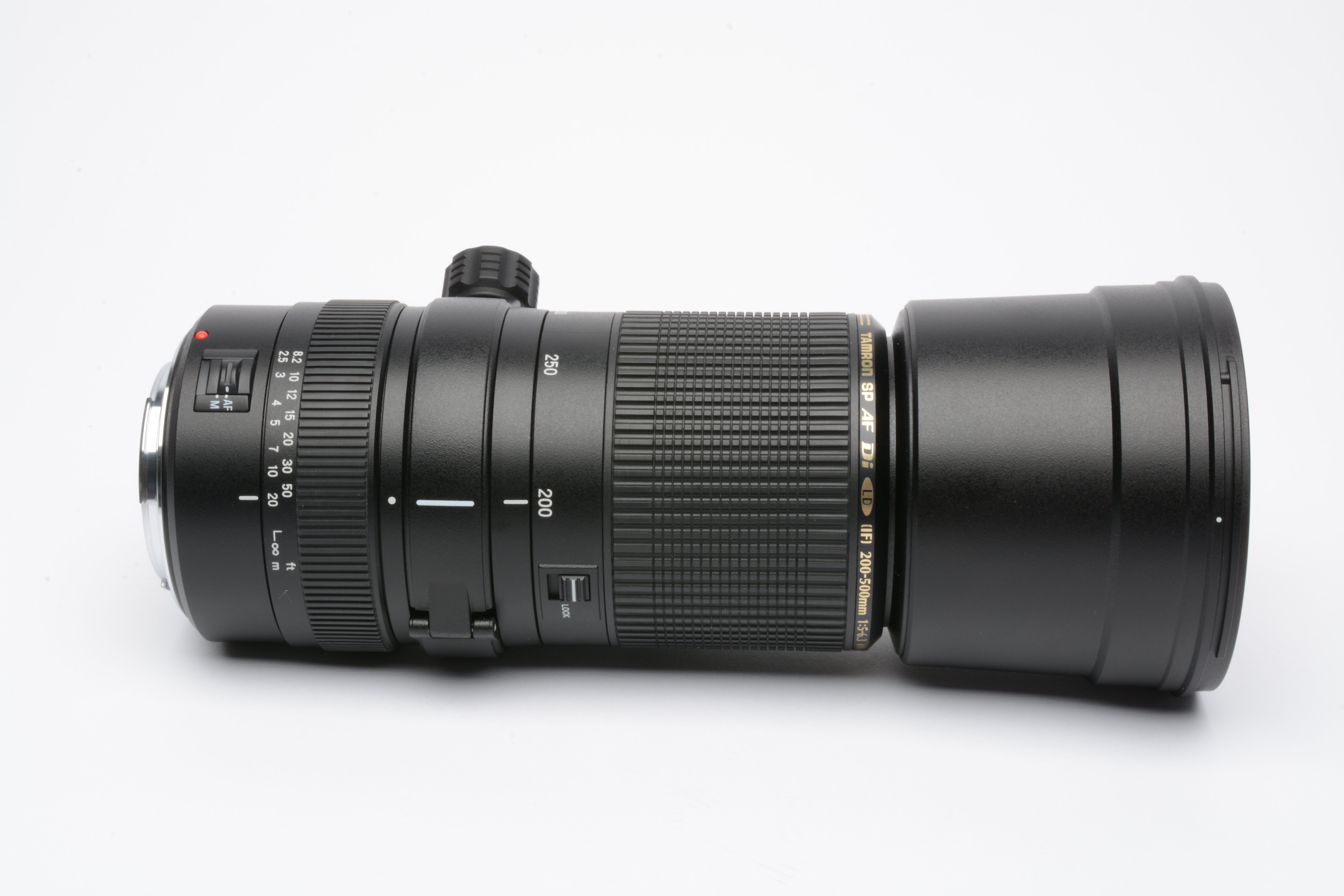 Tamron SP AF Di LC IF 200-500mm f5-6.3 A08 zoom lens for Canon