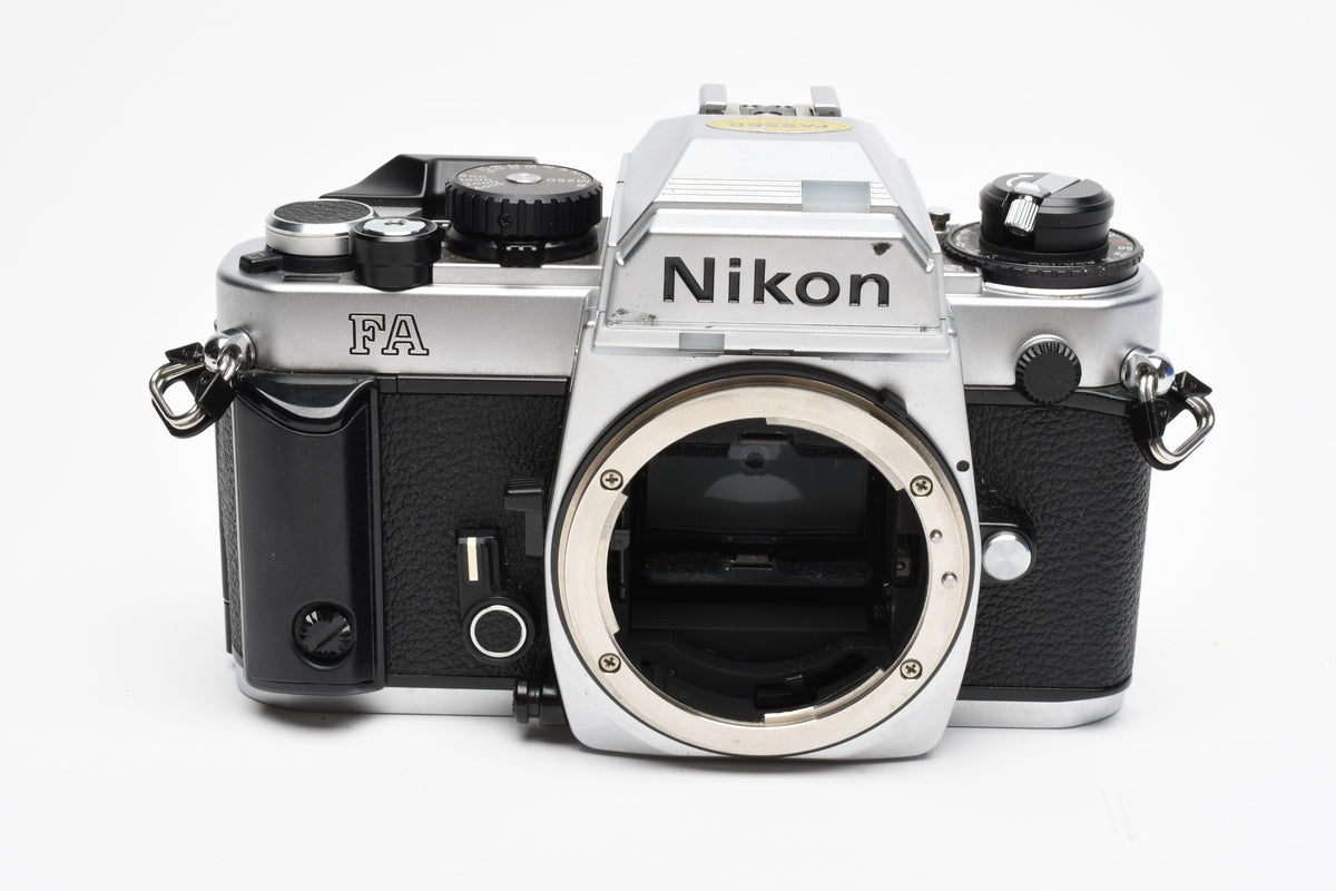 Nikon FA 35mm SLR Black Chrome only w/New seals, tested, Great!