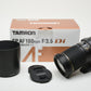 Tamron SP AF 180mm f3.5 Di LD IF 1:1 Macro Nikon Mount, hood+collar+caps