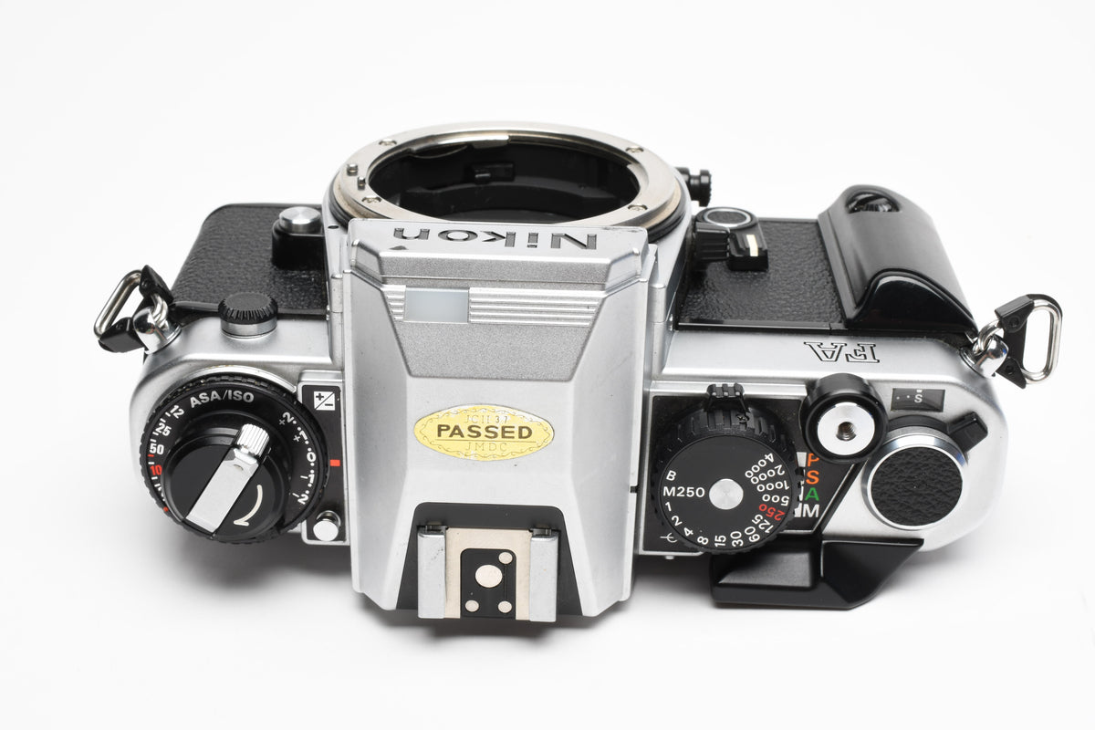 Nikon FA 35mm SLR Black Chrome only w/New seals, tested, Great!
