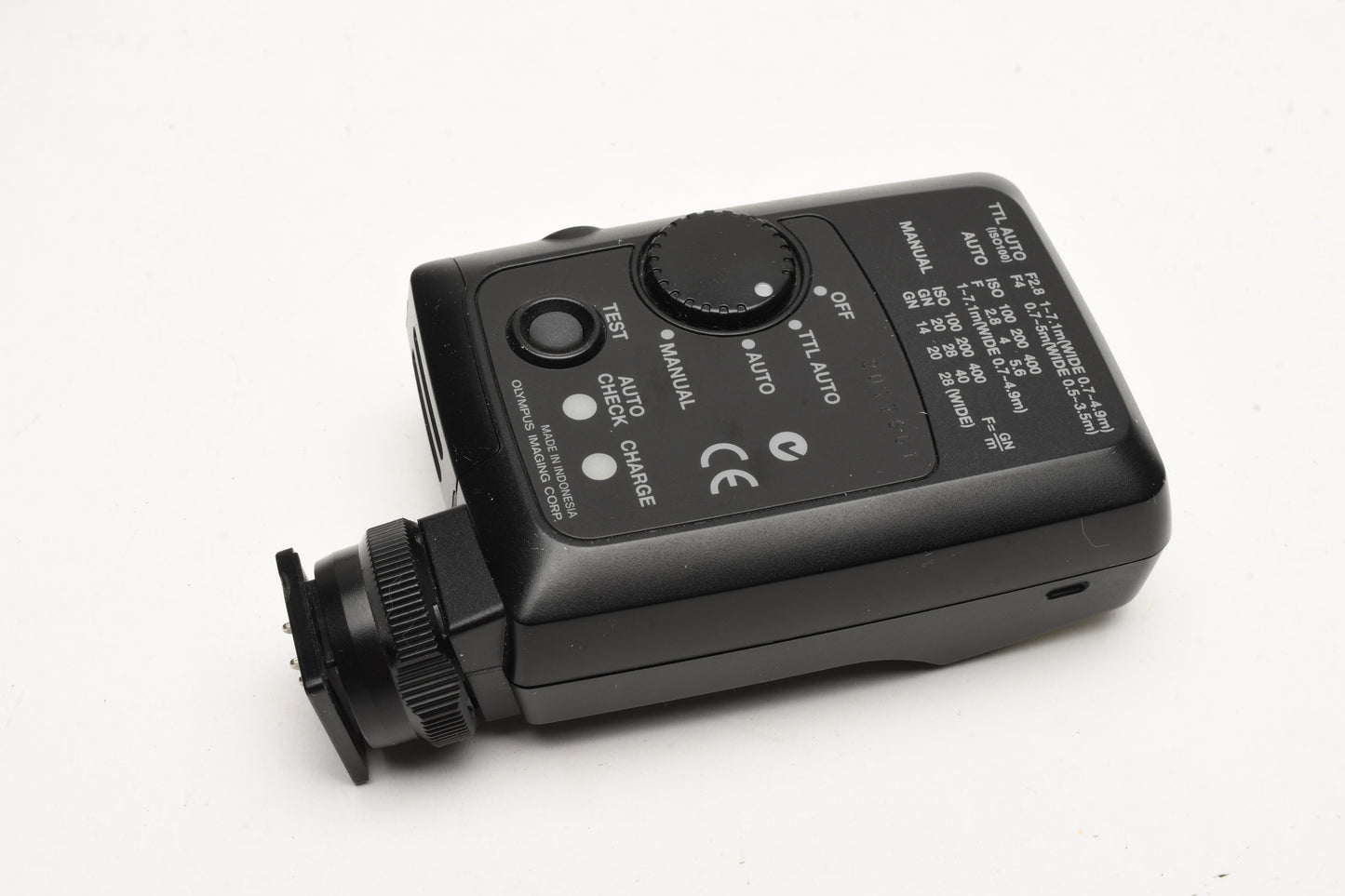 Olympus Camedia FL-20 Electronic Flash w/Case+Diffuser, Mint-