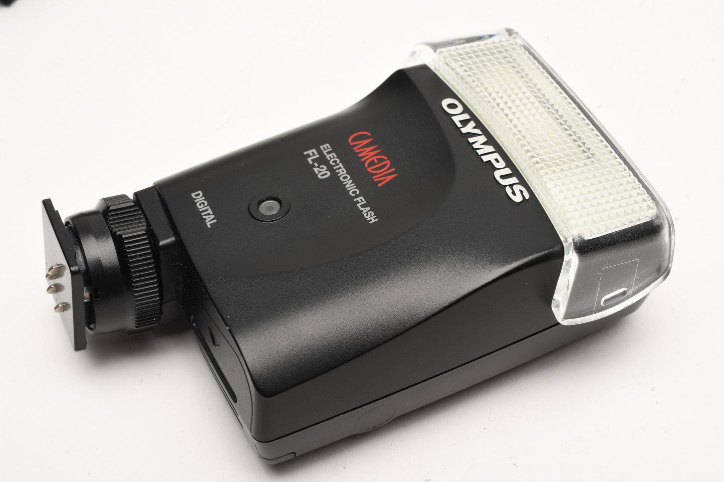 Olympus Camedia FL-20 Electronic Flash w/Case+Diffuser, Mint-