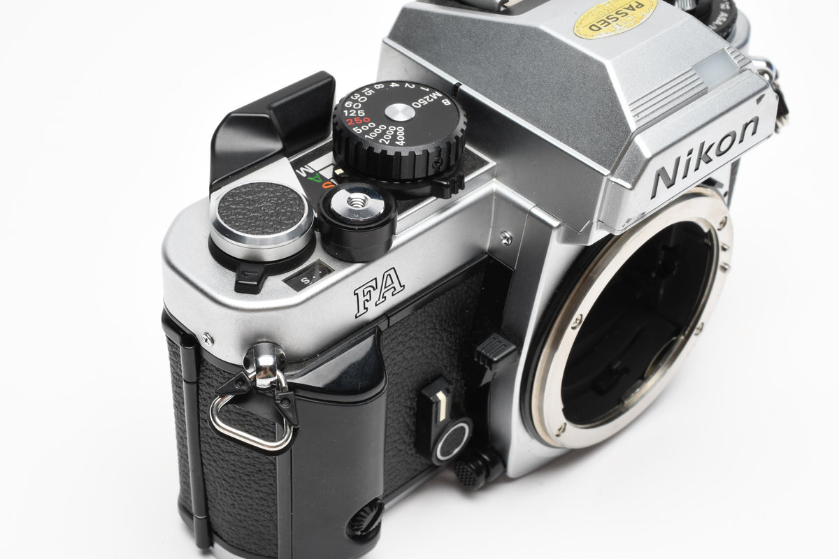 Nikon FA 35mm SLR Black Chrome only w/New seals, tested, Great!