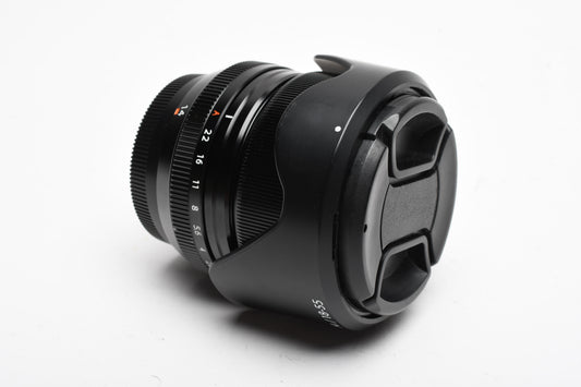 Fujifilm Super EBC XF 14mm F2.8 R Wide Angle Lens, caps, hood, Sharp!