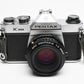Pentax K1000 35mm SLR w/50mm f2 lens, New seals, strap, Great!