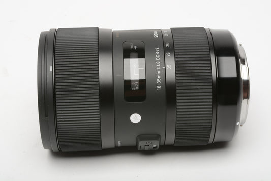 Sigma 18-35mm f1.8DC HSM Art lens for Canon EF w/USA Version, boxed