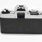 Minolta XG-A 35mm SLR w/50mm f2 lens, strap, new seals, cap, Great!