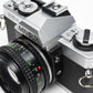 Minolta XG-A 35mm SLR w/50mm f2 lens, strap, new seals, cap, Great!