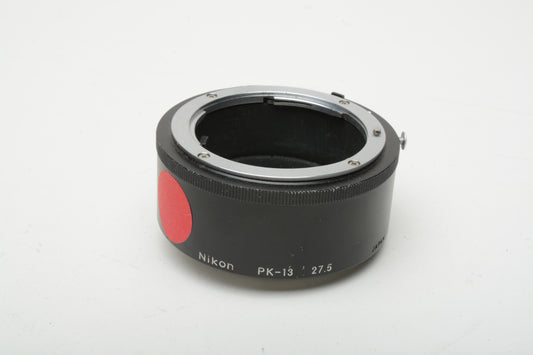 Nikon PK-13 27.5mm Auto Extension Ring, Very clean