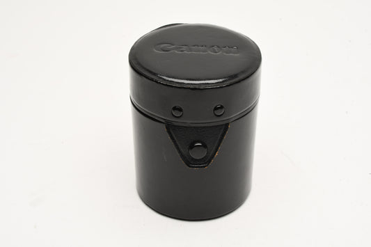 Canon C lens case Black ~4" x 3", Very clean
