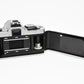 Minolta XG-A 35mm SLR w/50mm f2 lens, strap, new seals, cap, Great!