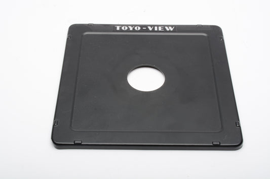 Toyo View 4x5" Camera Lens Board 158mm Square 35.5mm Hole Copal 0