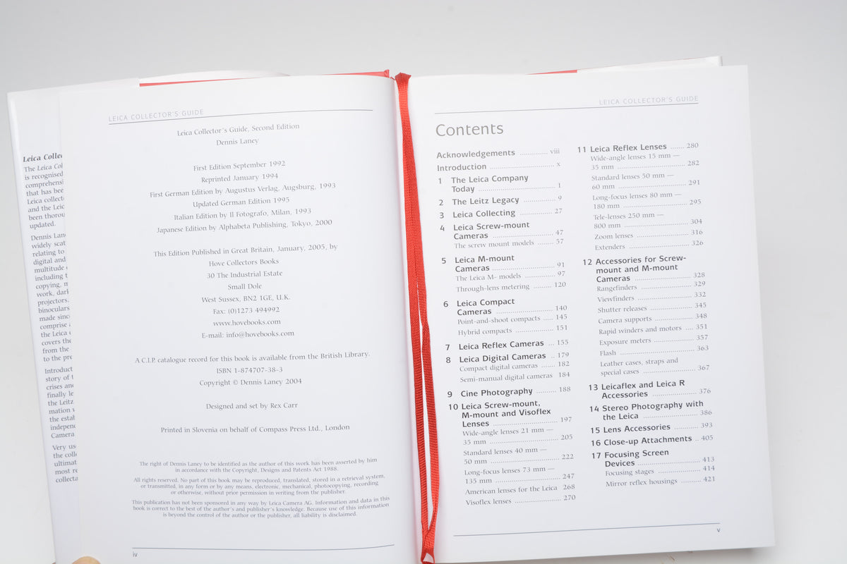 Leica Collector's Guide 2nd Edition by Dennis Laney - Hove Collectors Books