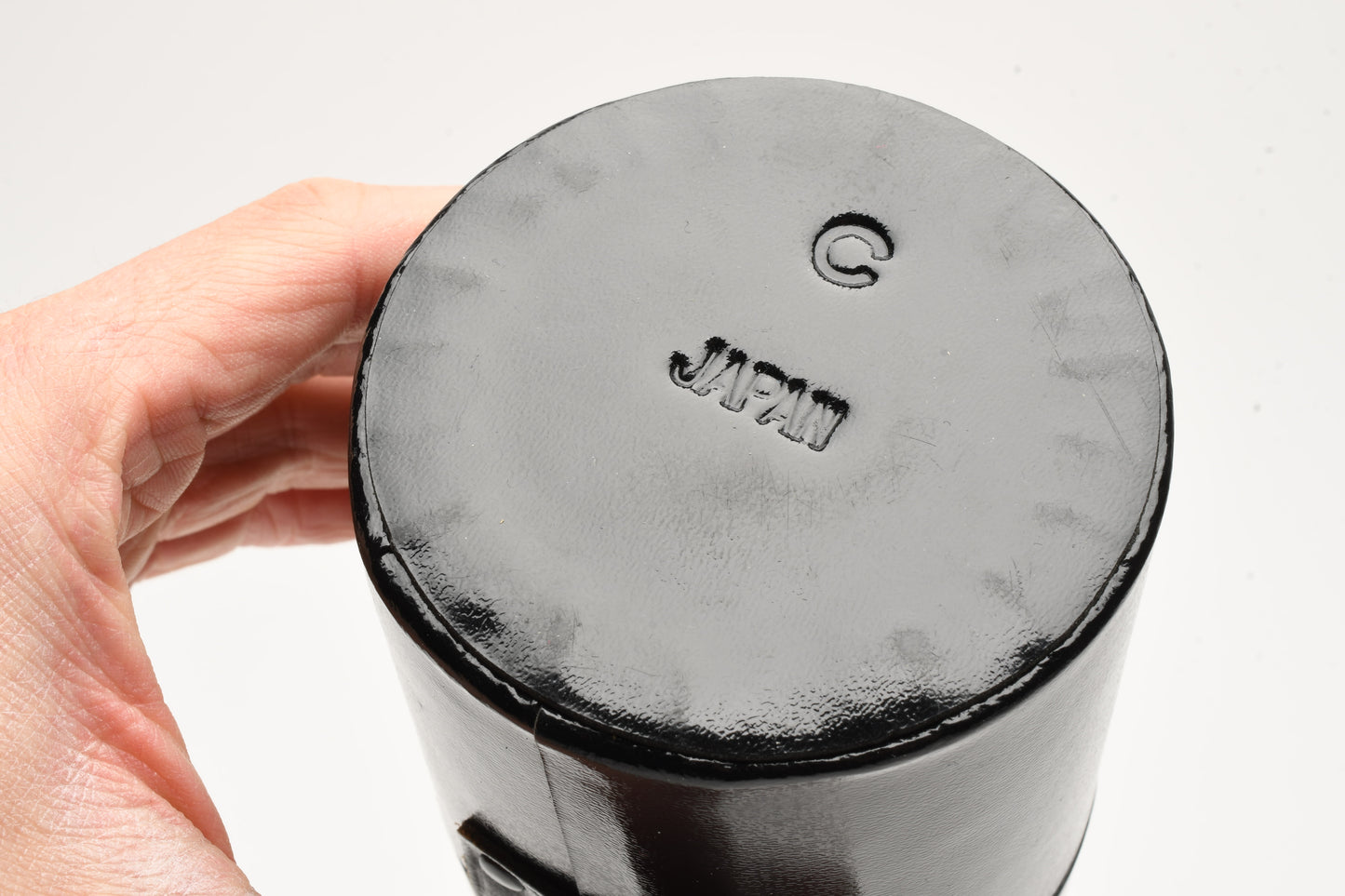 Canon C lens case Black ~4" x 3", Very clean