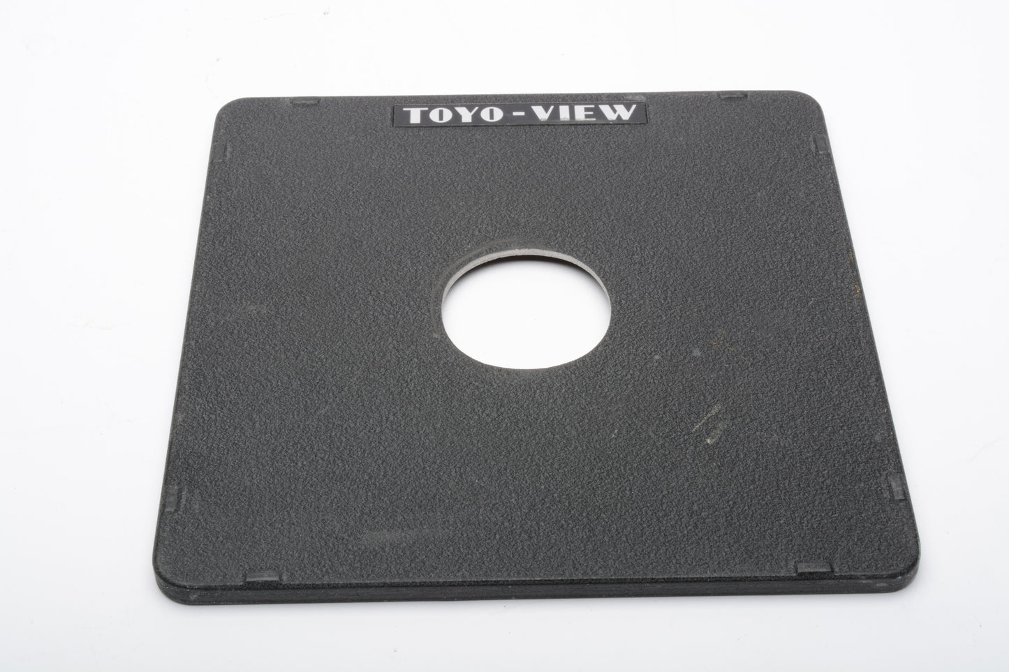 Toyo View 4x5" Camera Lens Board 158mm Square 35.5mm Hole Copal 0