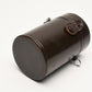 Nikon Nikkor lens case brown ~5" x 3.25", Very clean
