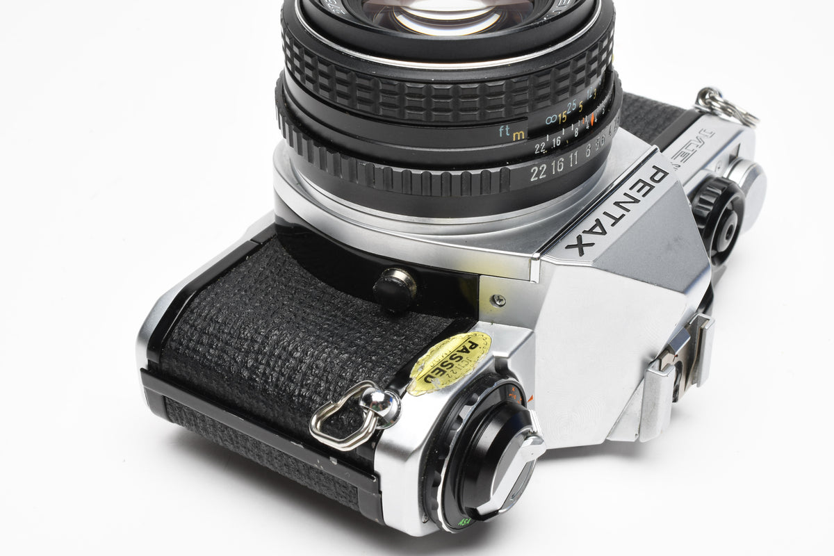 Pentax ME Super 35mm SLR w/50mm f1.7, Strap, New seals, Tested, Great!
