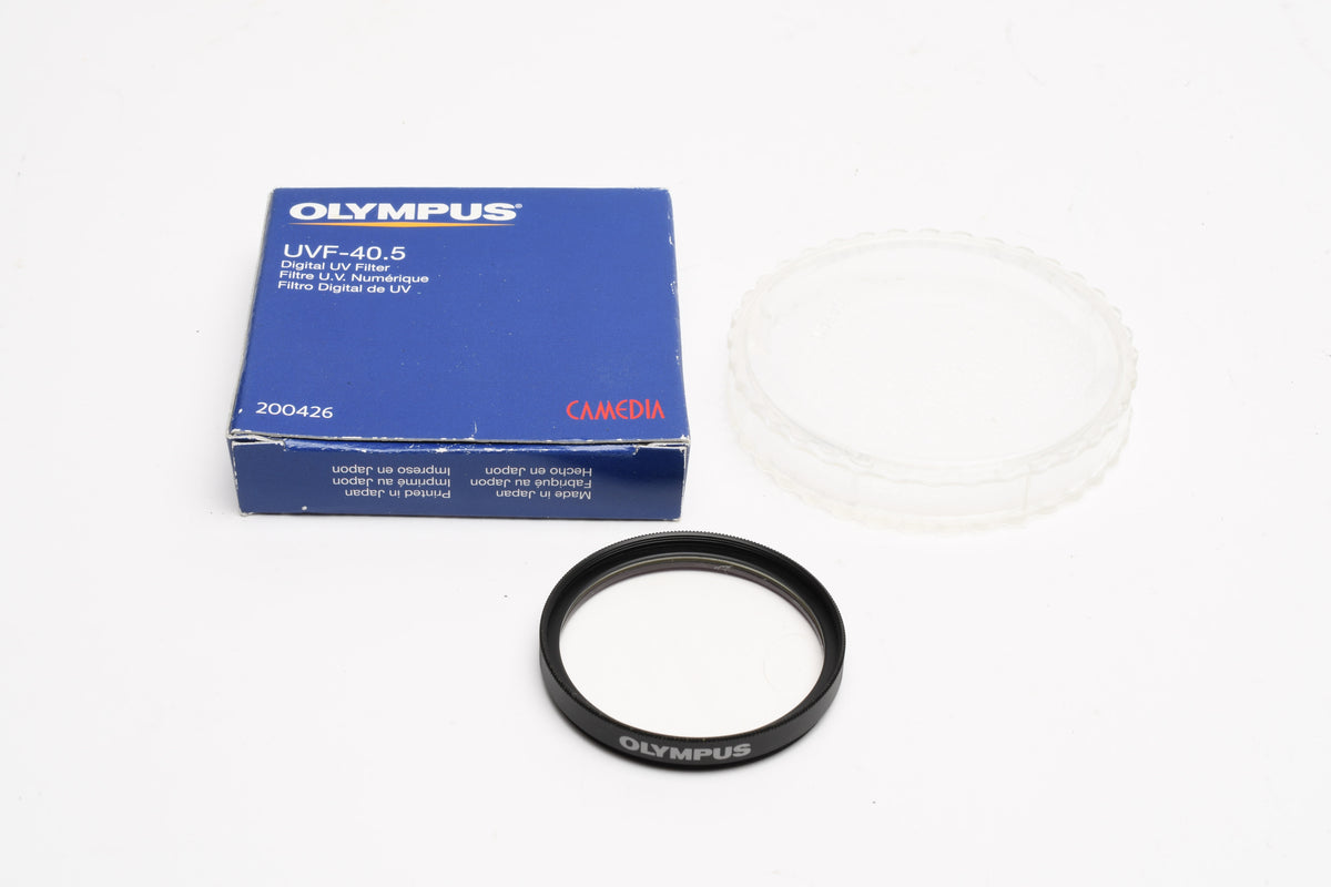 Olympus UVF-40.5 UV filter, Mint-