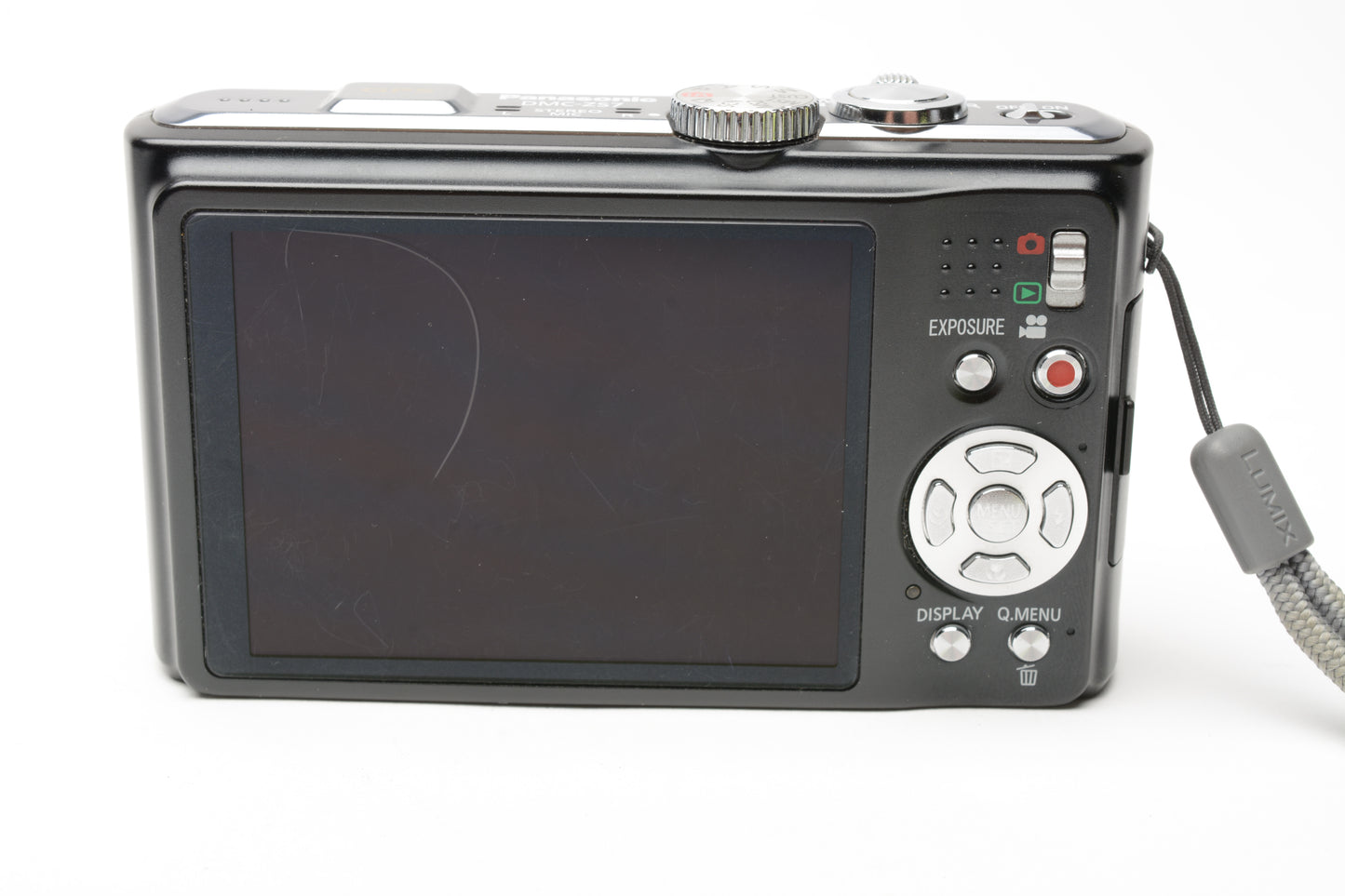 Panasonic Lumix DMC-ZS7 12.1MP Digital Point&Shoot, 2batts, charger, pouch