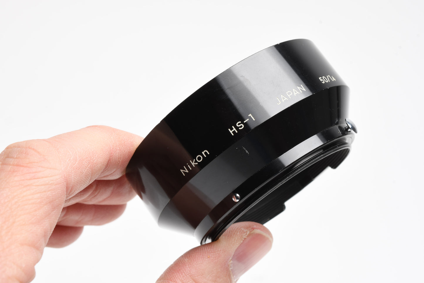 Nikon HS-1 Metal Lens Hood Snap-On Type for Nikkor Auto 50mm f1.4 prime lens