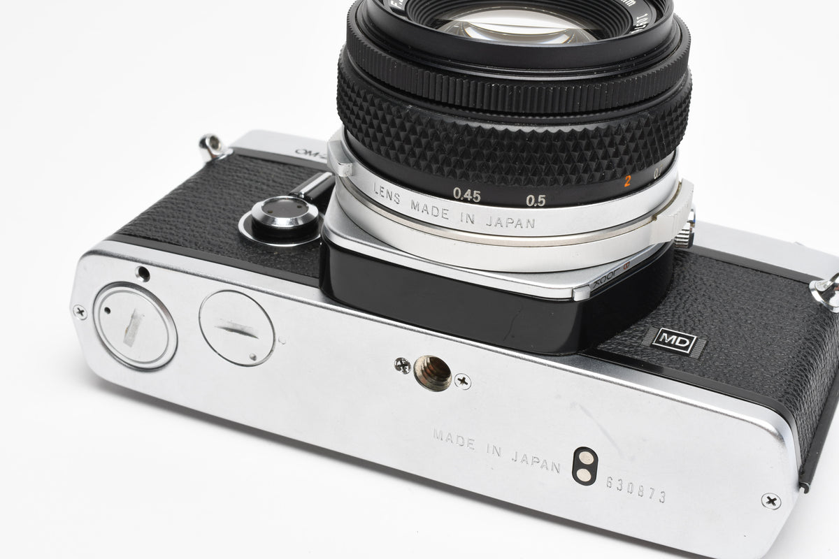 Olympus OM-2N 35mm SLR w/50mm f/1.8 Lens, New Seals! Shoe, nice!