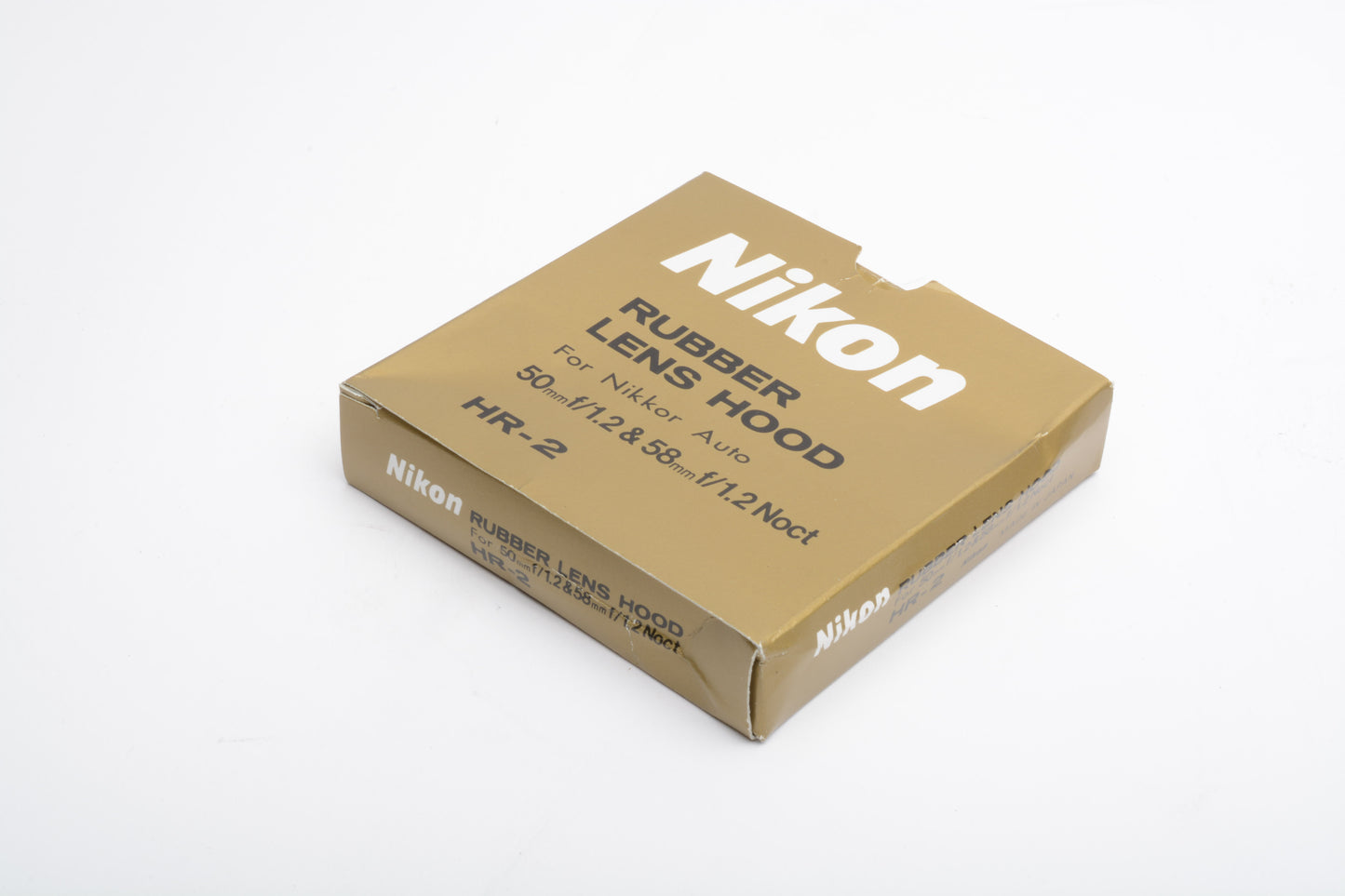 Nikon HR-2 rubber lens hood for 50mm f1.2 or 58mm f1.2 Noct in box