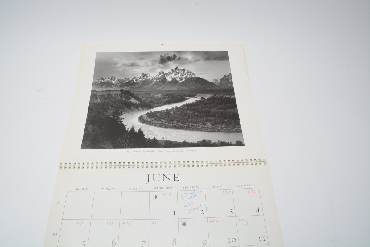 Ansel Adams Photographic Calendars - Set of 9 - *READ