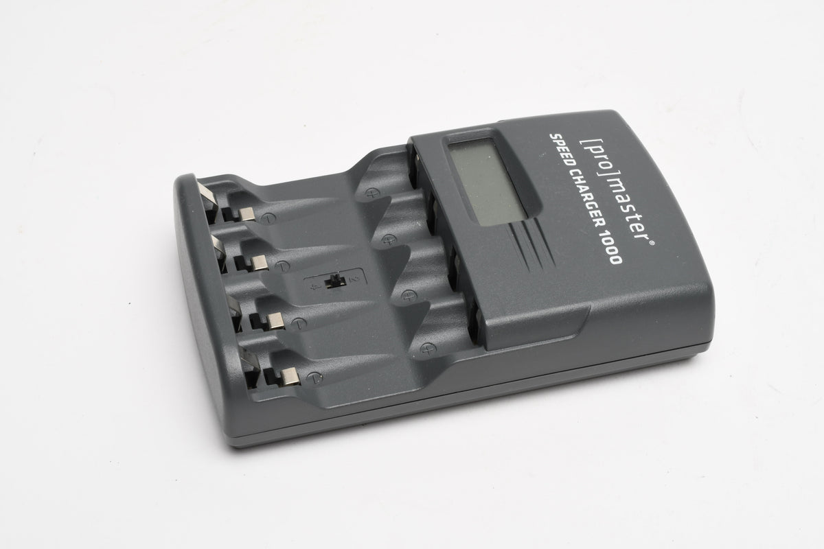 Promaster LCD Speed Charger 1000 AA charger - Very clean, Tested