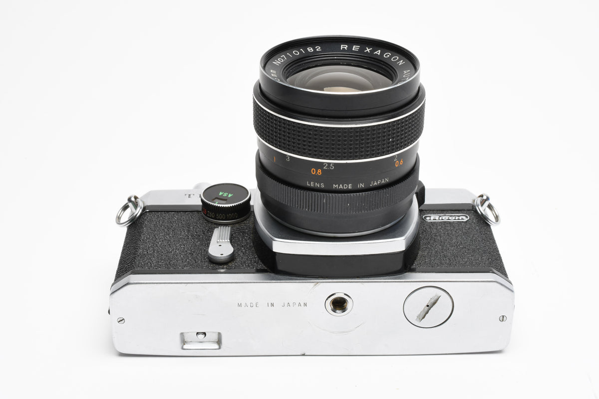 Ricoh Singlex TLS 35mm SLR w/Rexagon 35mm f2.8 lens, strap, new seals