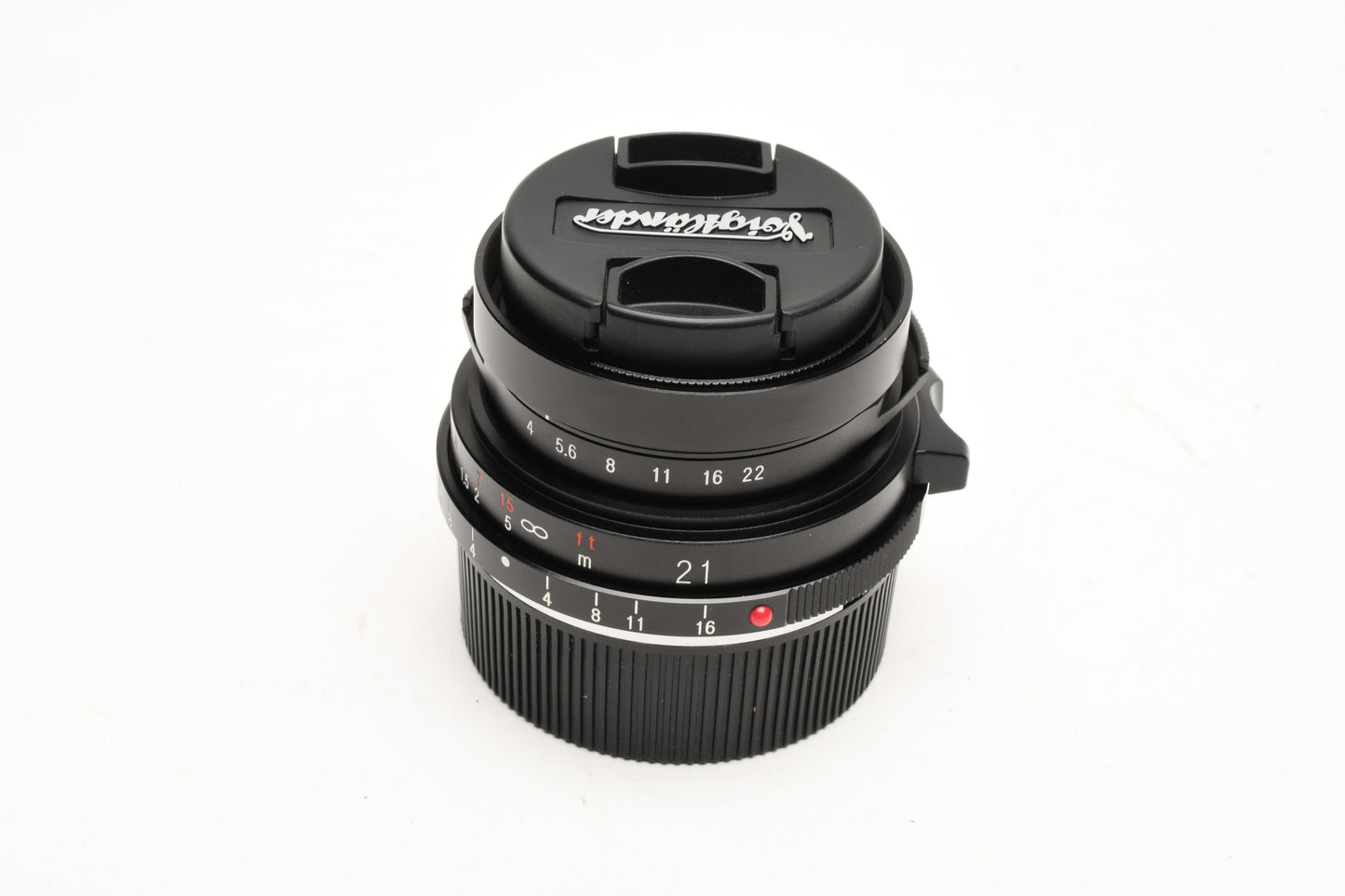 Voigtlander Color Skopar 21mm F4 VM (for Leica M mount), Hood, caps + UV, Mint-
