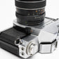 Ricoh Singlex TLS 35mm SLR w/Rexagon 35mm f2.8 lens, strap, new seals