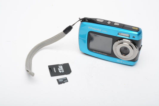 Polaroid iSO85 Dual LCD 16MP Digital Point&Shoot camera, SD, Tested