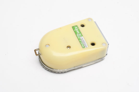 Alpex white/green incident light meter, tested, works, accurate