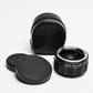 Sun 2X Converter for M42 Mount lens, Very clean, w/Caps and case